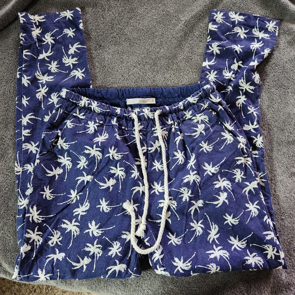 Have Navy and White Lounge Pants - Picture 2 of 8